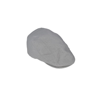 Aspen Linen Cotton Blend Flat Cap with Printed Cotton Lining