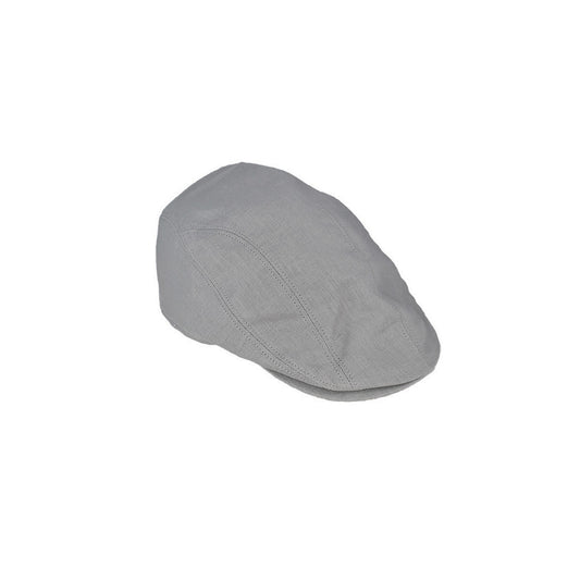 Aspen Linen Cotton Blend Flat Cap with Printed Cotton Lining