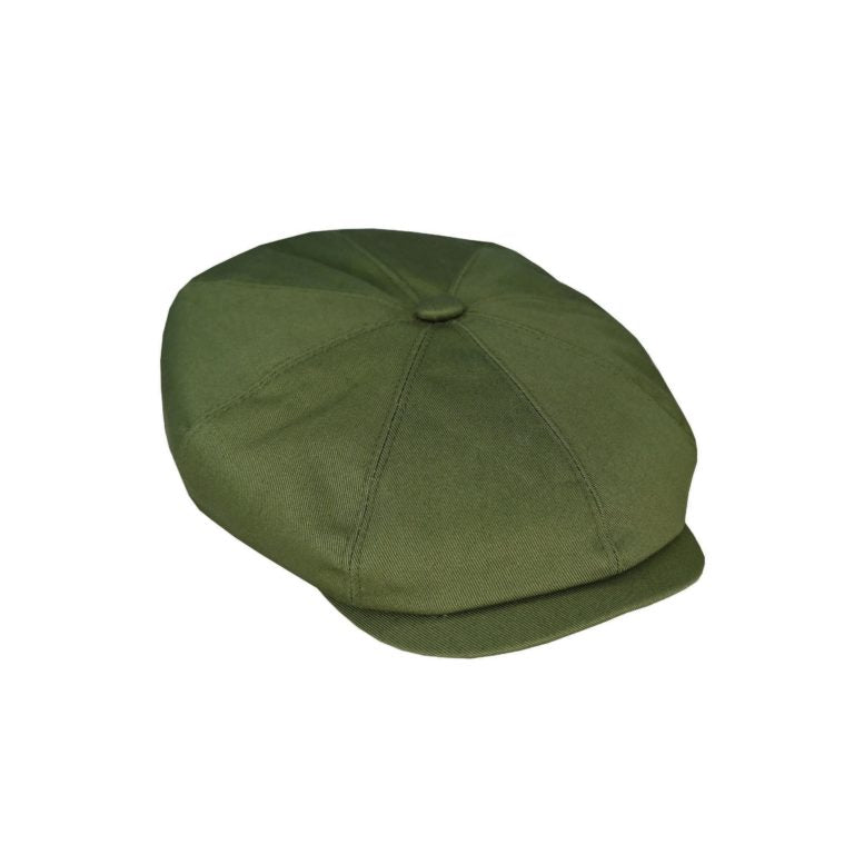 Barwon Cotton Twill 8-Piece Newsboy Cap