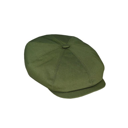 Barwon Cotton Twill 8-Piece Newsboy Cap
