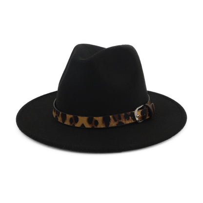 Fedora hat leopard print hat - Urban Caps 