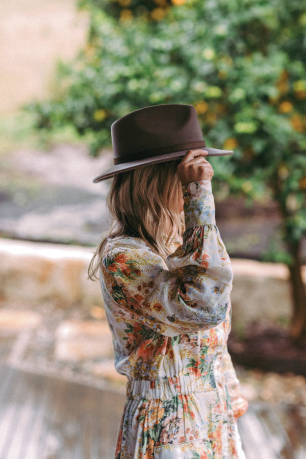Avenel Nolan Australian Wool Felt Fedora – Water-Repellent and Crushable