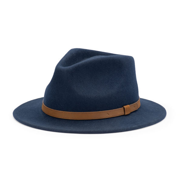 Avenel Nolan Australian Wool Felt Fedora – Water-Repellent and Crushable