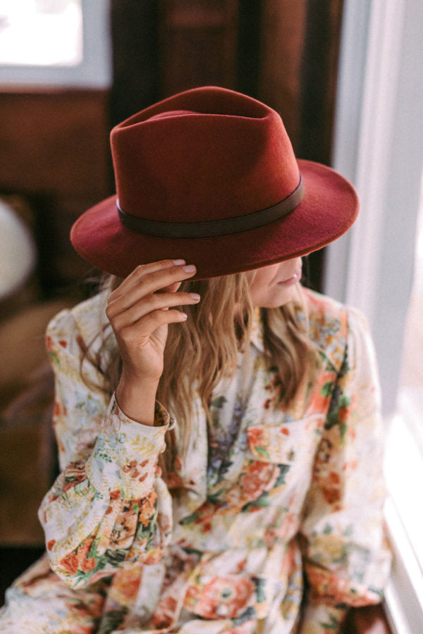 Avenel Nolan Australian Wool Felt Fedora – Water-Repellent and Crushable