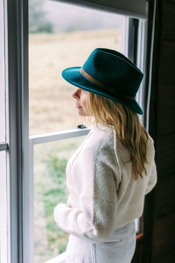 Avenel Nolan Australian Wool Felt Fedora – Water-Repellent and Crushable