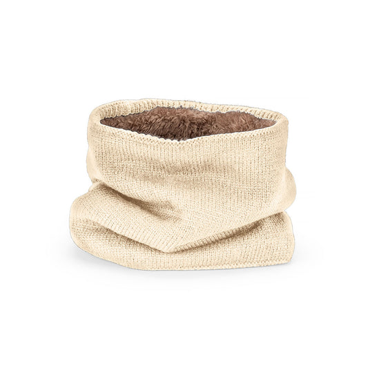 Bart Acrylic Knit Neck Warmer with Plush Lining
