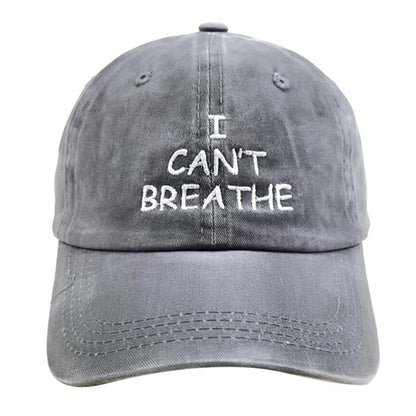 I can't breathe embroidered baseball caps - Urban Caps 