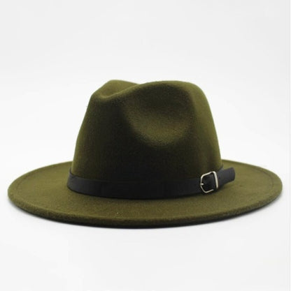 Wool jazz hat, men's and women's couple, hat, flat hat - Urban Caps 