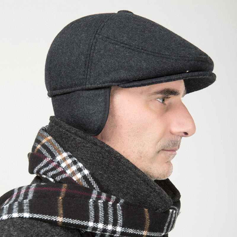 Middle-Aged Woolen Cap: Classic Comfort for Every Season