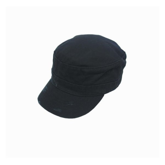 Kingston Enzyme Washed Cotton Twill Army Cap with Adjustable Back Strap