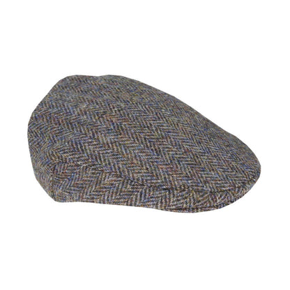 Men’s English Harris Tweed Wool County Cap – Made in the UK