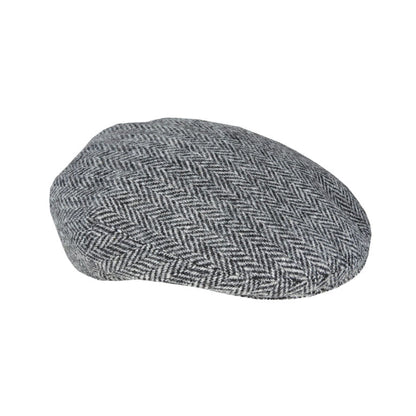 Men’s English Harris Tweed Wool County Cap – Made in the UK