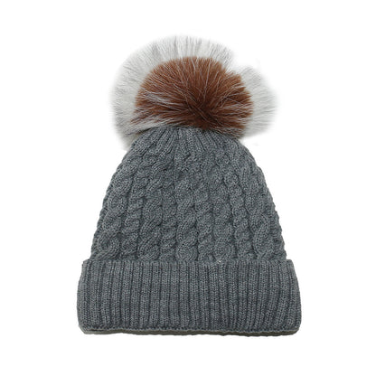 All-match Fleece Lined Padded Warm Keeping Solid Color Woolen Hat - Urban Caps 