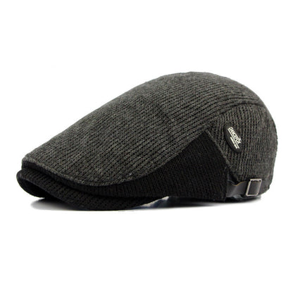 Autumn and winter thick warm beret men's hat - Urban Caps 