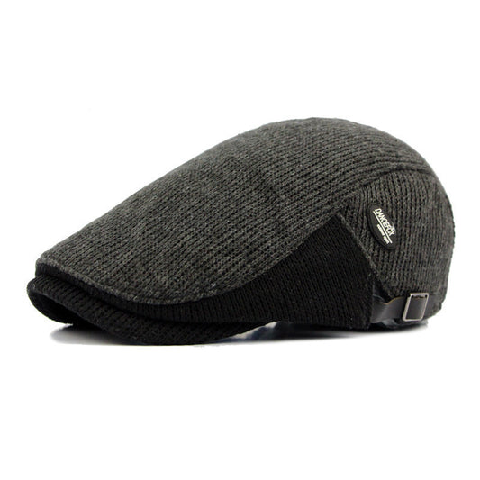 Autumn and winter thick warm beret men's hat - Urban Caps 