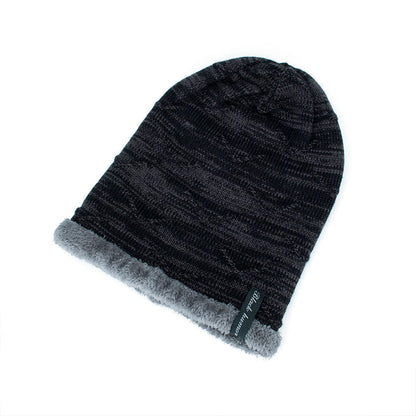 Diagonal hook hat bib knitted woolen hat - Urban Caps 