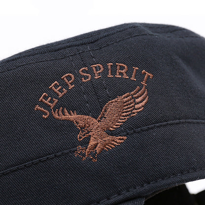 Men’s Casual Flat Cap – Cotton Jacquard Stitch Cap | Adjustable Fit - Urban Caps 