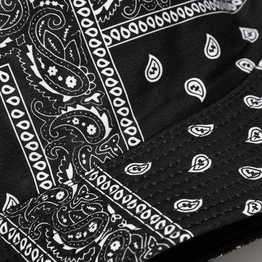Bandana Print Bucket Hats With Multiple Colorways - Urban Caps 
