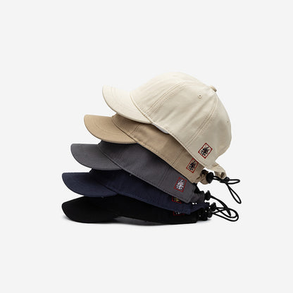 National Tide Play Embroidered Hat Men's Retro Short Brim - Urban Caps 