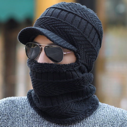 Men's outdoor warm and cold face protection snow cap - Urban Caps 