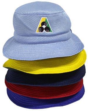 Breathable Mesh Sports Hat with Green Undervisor – Adjustable Fit (Model: BAUSTF)