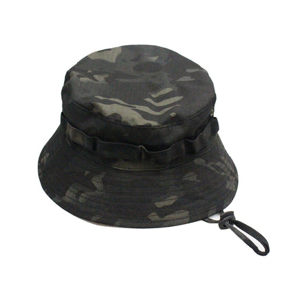 Outdoor Mountaineering Tactics Camouflage Cloth Round Hat - Urban Caps 