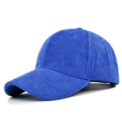 Fashion Corduroy All-matching Peaked Cap Men - Urban Caps 