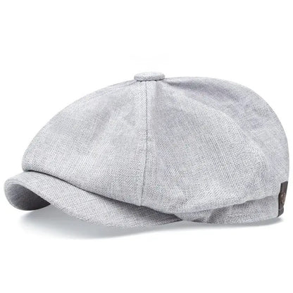 Retro Octagonal Beret Hat – British Dome-Style Peaky Blinders Cap | Free Size - Urban Caps 