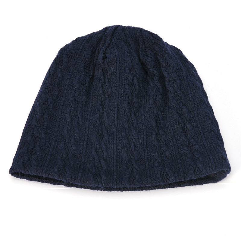 Men's Hat Winter Youth Warm Thickened Knitting Woolen Cap - Urban Caps 