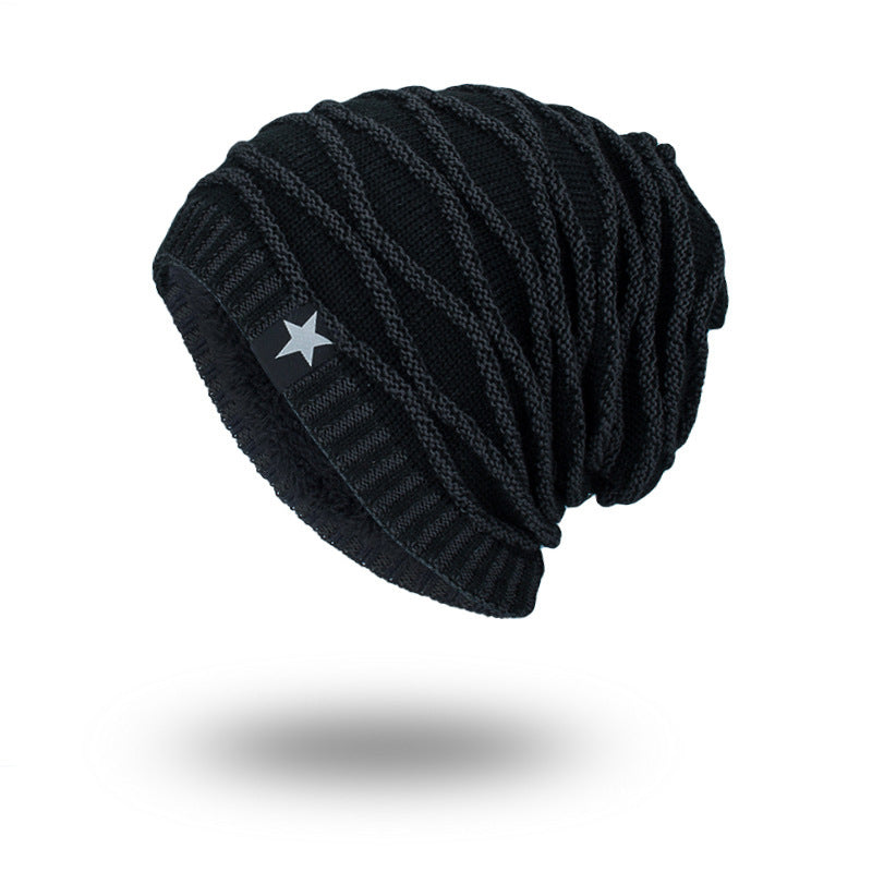 Five-star men's knitted hat - Urban Caps 