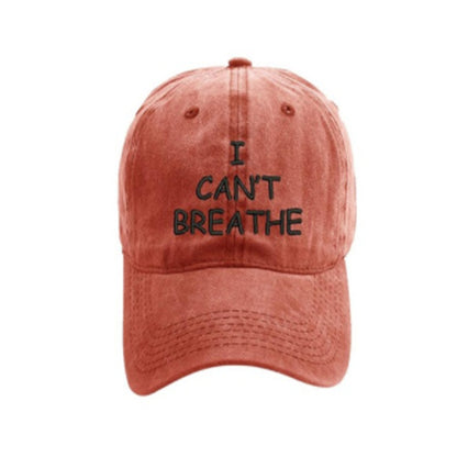 I can't breathe embroidered baseball caps - Urban Caps 
