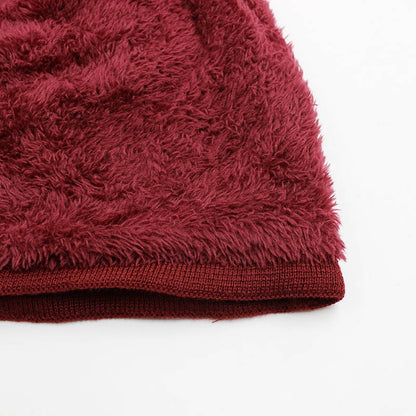 Knitted Windproof Hooded Winter Cap: Stay Warm and Cozy - Urban Caps 