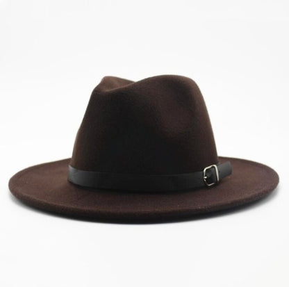 Wool jazz hat, men's and women's couple, hat, flat hat - Urban Caps 