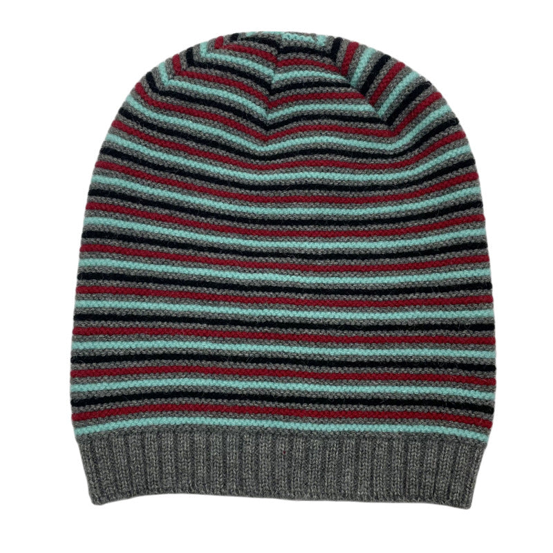 Stylish Striped Knitted Woolen Hat: Embrace Warmth with Flair