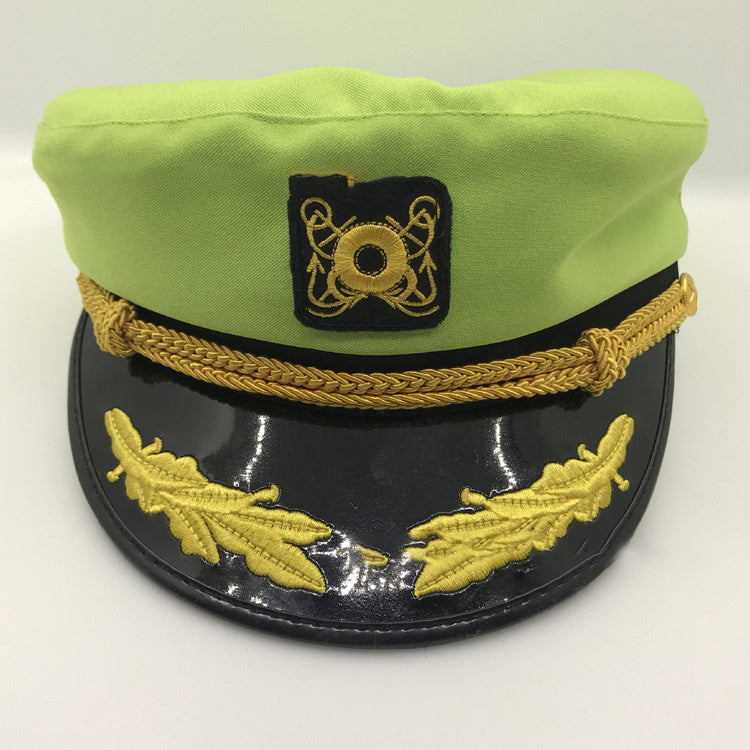 Korean version of retro men and women Navy blue navy cap - Urban Caps 