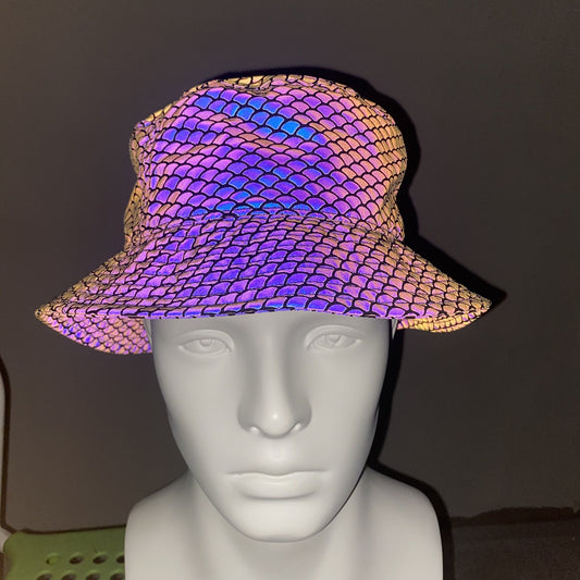 Printing Colorful Reflective Bucket Hat Sunshade - Urban Caps 
