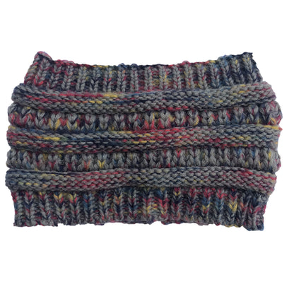 Knitted ponytail wool headband - Urban Caps 