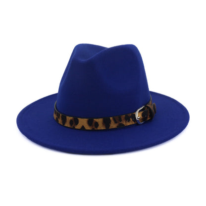Fedora hat leopard print hat - Urban Caps 