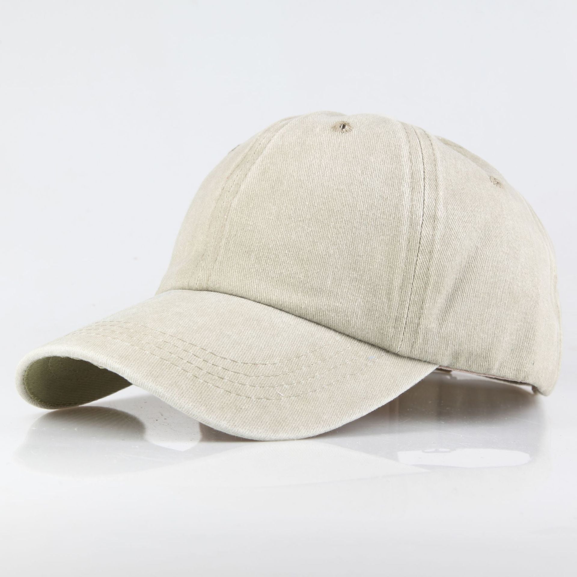 Washed Solid Color Light Board Baseball Cap For Women - Urban Caps 