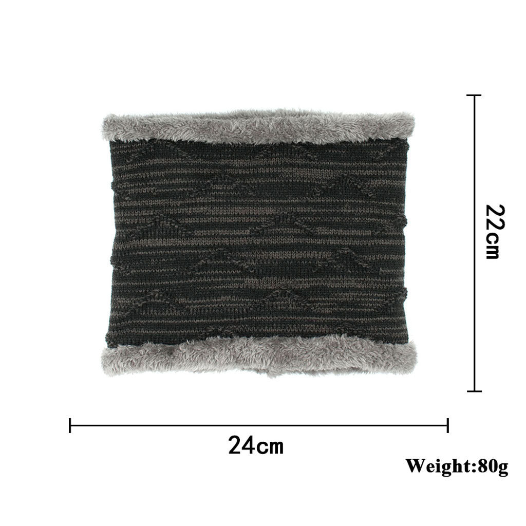 Diagonal hook hat bib knitted woolen hat - Urban Caps 