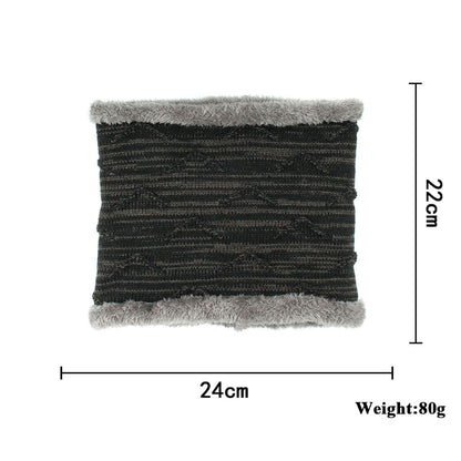 Diagonal hook hat bib knitted woolen hat - Urban Caps 