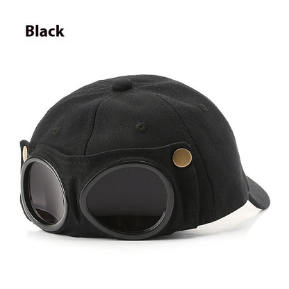 Pilot Hat Personalized Glasses Peaked Cap Male Sunglasses Sunshade Spring And Summer All-match - Urban Caps 