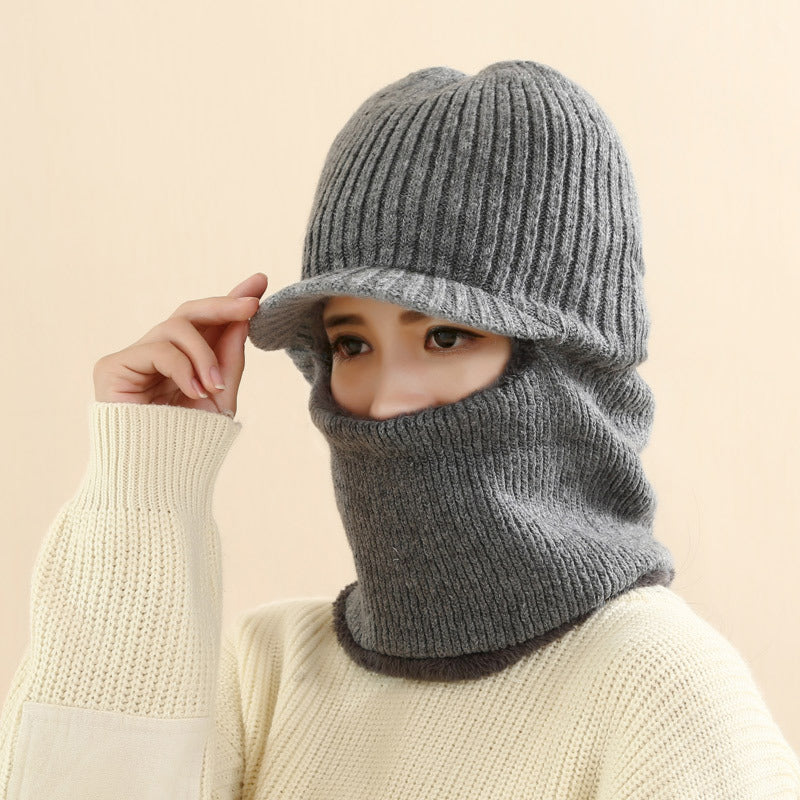 Thickened warm knitted woolen hat - Urban Caps 