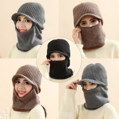 Thickened warm knitted woolen hat - Urban Caps 