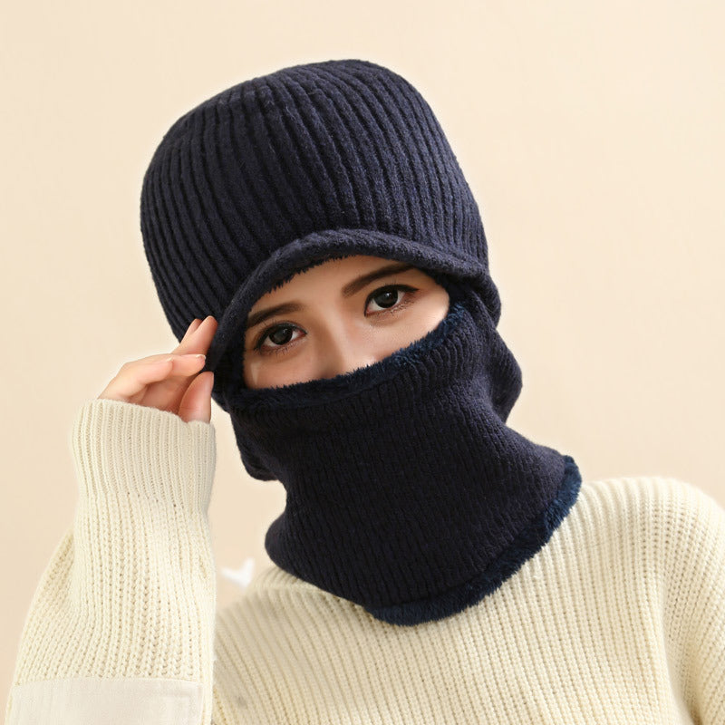 Thickened warm knitted woolen hat - Urban Caps 
