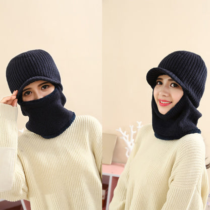 Thickened warm knitted woolen hat - Urban Caps 