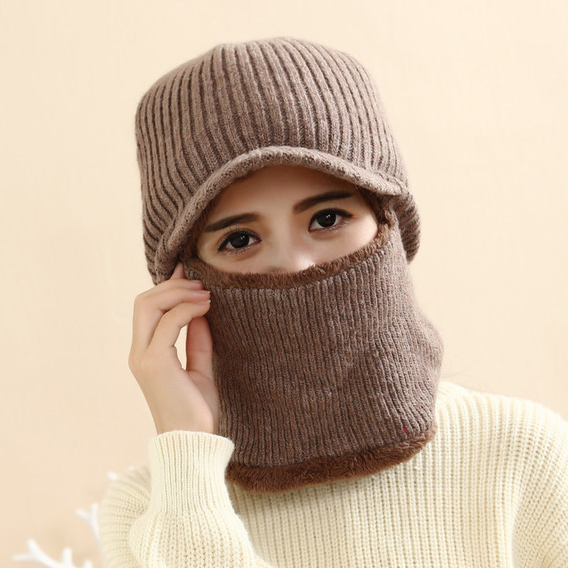 Thickened warm knitted woolen hat - Urban Caps 