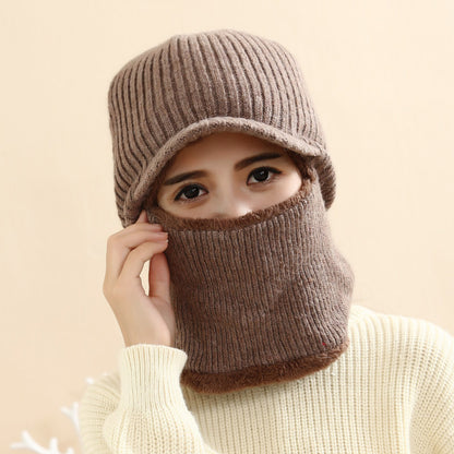 Thickened warm knitted woolen hat - Urban Caps 