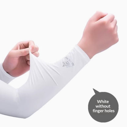 UV Sun Protection Arm Sleeves NZ | Cooling Fingerless Arm Covers for Driving, Cycling, Golf & Outdoor Use