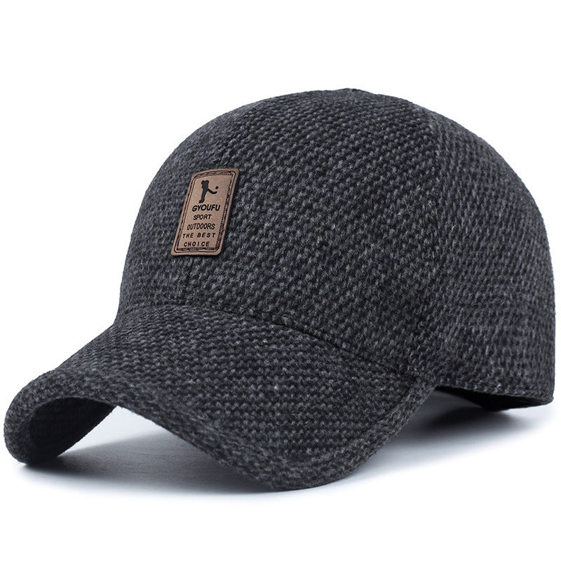 Men's middle-aged and elderly woolen hats winter outdoor - Urban Caps 
